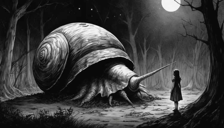 Alice and the infamous snail