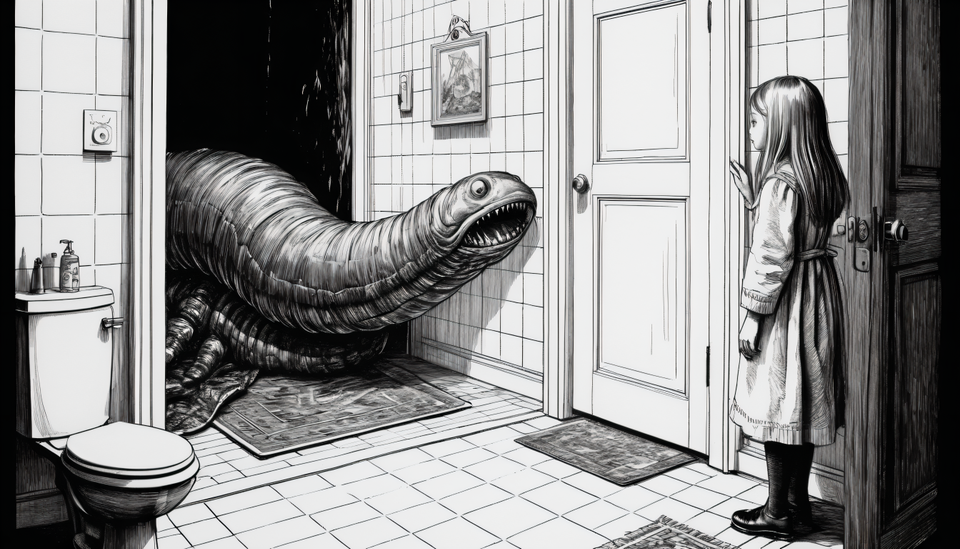 Alice and the blanket monster